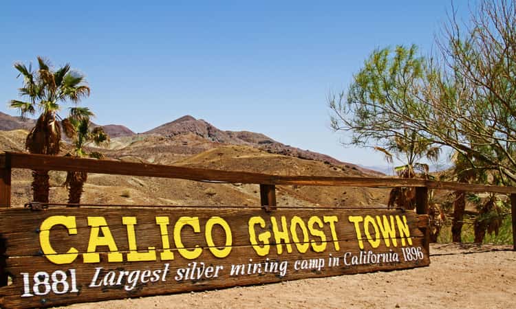 Calico Ghost Town sign