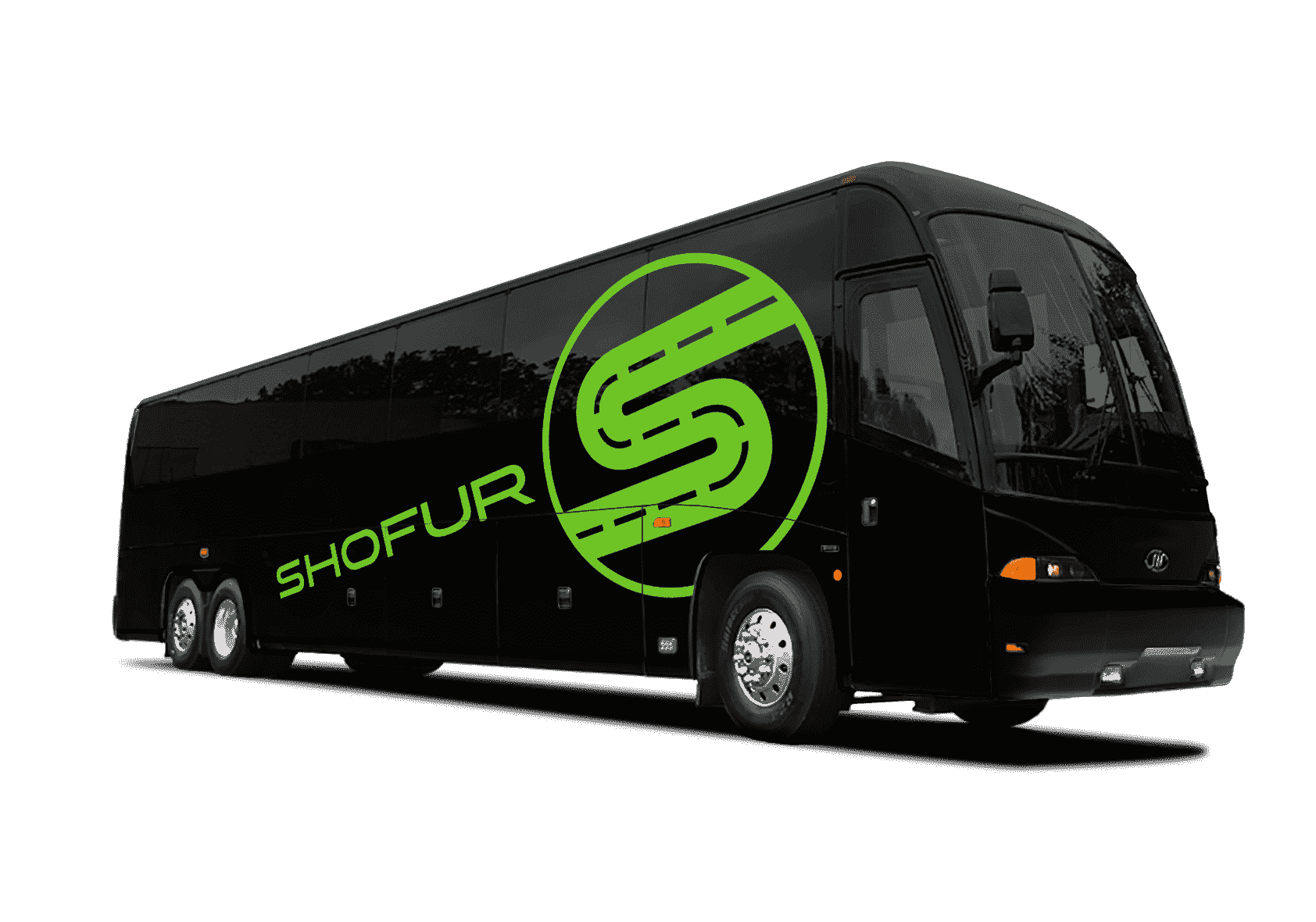 Shofur 56-passenger charter bus