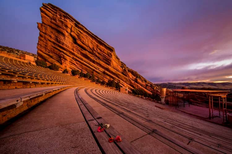 View of Red Rocks Amphitheatre