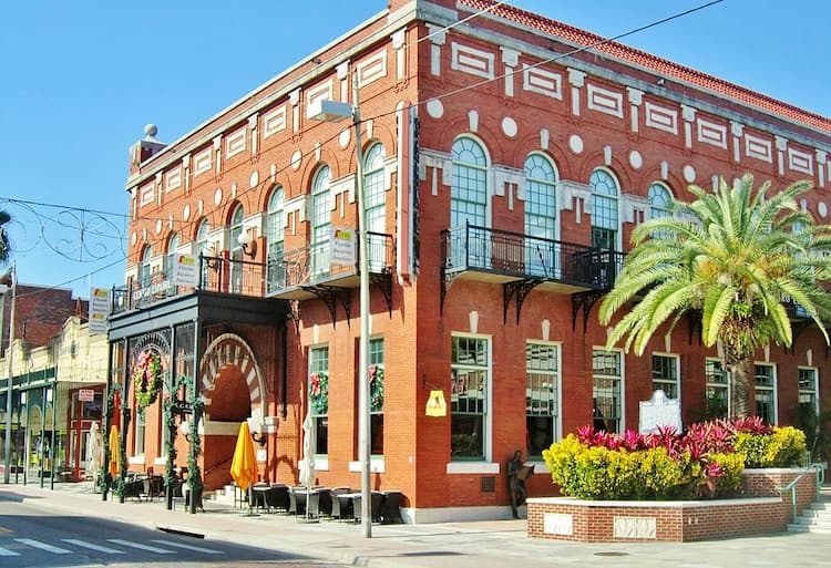 a historic building in tampa's ybor city